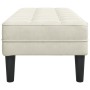 Banco  Crema 113 cm de Terciopelo | Foro24.es | Tu tienda online para hogar, jardín y más Foro24.es
