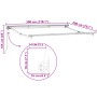 Estructura de Toldo Semicassete Retráctil de Metal de Operación Manual | Foro24.es | Tu tienda online para hogar, jardín y más Foro24.es