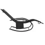 Rocking lounger 2 units in steel and black textilene by vidaXL, Loungers - Ref: Foro24-318136, Price: 178,68 €, Discount: %