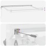 Estructura del toldo eléctrico semi-cassette retráctil de metal von , Zubehör für Markisen - Ref: Foro24-42002533, Preis: 299...