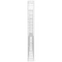 Cesta de gaviones forma de U 4 postes de hierro 380x20x200 cm de vidaXL, Paneles de vallas - Ref: Foro24-151291, Precio: 189,...
