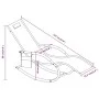 Rocking lounger 2 units in steel and black textilene by vidaXL, Loungers - Ref: Foro24-318136, Price: 178,68 €, Discount: %