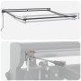 Marco de Toldo Semi-Cassette Eléctrico Retráctil de Metal by , Accessories for awnings - Ref: Foro24-42002536, Price: 301,76 ...