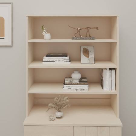 Aparador superior HAMAR pino macizo marrón miel 90x30x100 cm de vidaXL, Aparadores - Ref: Foro24-340432, Precio: 109,64 €, De...