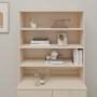Aparador superior HAMAR pino macizo marrón miel 90x30x100 cm de vidaXL, Aparadores - Ref: Foro24-340432, Precio: 109,64 €, De...