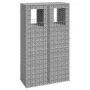 Gabion basket posts 2 units iron 50x50x180 cm by vidaXL, fence posts - Ref: Foro24-151273, Price: 109,52 €, Discount: %