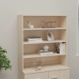 Aparador superior HAMAR pino macizo marrón miel 90x30x100 cm de vidaXL, Aparadores - Ref: Foro24-340432, Precio: 109,64 €, De...