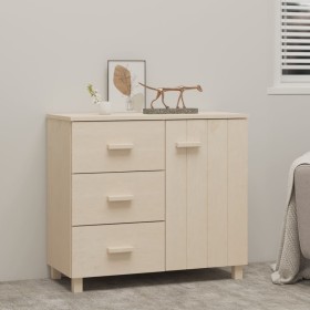 HAMAR Sideboard aus massivem Kiefernholz, honigbraun, 90 x 40 x 80 cm von vidaXL, Sideboards - Ref: Foro24-340428, Preis: 145...