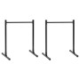 Estaciones de Dips 2 pcs Ajustables en Altura 88.5/98.5 cm de Acero von , Stangen für Liegestütze und Klimmzüge - Ref: Foro24...