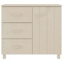 HAMAR sideboard solid pine wood honey brown 90x40x80 cm by vidaXL, Sideboards - Ref: Foro24-340428, Price: 145,58 €, Discount: %