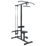 Máquina de Jalón Lat con Asiento Ajustable 80 kg de Carga Acero | Foro24.es | Tu tienda online para hogar, jardín y más Foro24.es