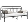 Marco de Cama Individual Negro 80x200 cm Acero by , Beds and slatted bases - Ref: Foro24-42002629, Price: 118,13 €, Discount: %