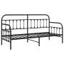 Marco de Cama Individual Negro 80x200 cm Acero by , Beds and slatted bases - Ref: Foro24-42002629, Price: 118,13 €, Discount: %