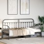 Marco de Cama Individual Negro 80x200 cm Acero by , Beds and slatted bases - Ref: Foro24-42002629, Price: 118,13 €, Discount: %