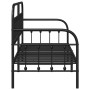 Marco de Cama Individual Negro 80x200 cm Acero by , Beds and slatted bases - Ref: Foro24-42002629, Price: 118,13 €, Discount: %