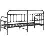 Marco de Cama Individual Negro 80x200 cm Acero by , Beds and slatted bases - Ref: Foro24-42002629, Price: 118,13 €, Discount: %