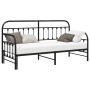 Estructura de diván con cama nido negra 75x190 cm de acero von , Betten und Lattenroste - Ref: Foro24-42002635, Preis: 156,40...