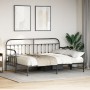 Estructura de diván con cama nido negra 75x190 cm de acero von , Betten und Lattenroste - Ref: Foro24-42002635, Preis: 156,40...
