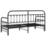 Estructura de diván con cama nido negra 75x190 cm de acero von , Betten und Lattenroste - Ref: Foro24-42002635, Preis: 156,40...