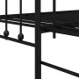 Estructura de diván con cama nido negra 75x190 cm de acero von , Betten und Lattenroste - Ref: Foro24-42002635, Preis: 156,40...