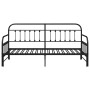 Estructura de cama día  con cama nido Negra 90x200 cm de Acero | Foro24.es | Tu tienda online para hogar, jardín y más Foro24.es