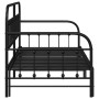 Estructura de cama día  con cama nido Negra 90x200 cm de Acero | Foro24.es | Tu tienda online para hogar, jardín y más Foro24.es