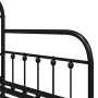 Estructura de cama día  con cama nido Negra 90x200 cm de Acero | Foro24.es | Tu tienda online para hogar, jardín y más Foro24.es
