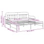 Estructura de cama día  con cama nido Negra 90x200 cm de Acero | Foro24.es | Tu tienda online para hogar, jardín y más Foro24.es