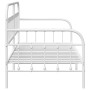 Cama día blanca 100x200 cm acero | Foro24.es | Tu tienda online para hogar, jardín y más Foro24.es