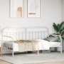 Cama tipo daybed  Blanca 107x203 cm de Acero | Foro24.es | Tu tienda online para hogar, jardín y más Foro24.es