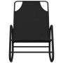 Rocking lounger 2 units in steel and black textilene by vidaXL, Loungers - Ref: Foro24-318140, Price: 87,59 €, Discount: %