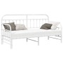 Estructura de cama daybed  con cama nido blanca 75x190 cm de acero | Foro24.es | Tu tienda online para hogar, jardín y más Foro24.es