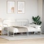 Cama tipo daybed blanca con cama nido de 80x200 cm de acero | Foro24.es | Tu tienda online para hogar, jardín y más Foro24.es