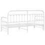 Cama tipo daybed blanca con cama nido de 80x200 cm de acero | Foro24.es | Tu tienda online para hogar, jardín y más Foro24.es