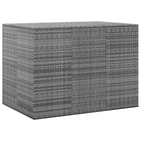 Trunk for garden cushions gray PE rattan 145x100x103 cm by vidaXL, Outdoor storage boxes - Ref: Foro24-317231, Price: 276,93 ...
