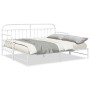 Estructura de cama de día  con cama nido Blanca 100x190 cm Acero | Foro24.es | Tu tienda online para hogar, jardín y más Foro24.es