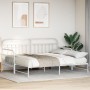 Estructura de cama de día  con cama nido Blanca 100x190 cm Acero | Foro24.es | Tu tienda online para hogar, jardín y más Foro24.es
