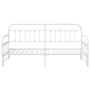 Estructura de cama de día  con cama nido Blanca 100x190 cm Acero | Foro24.es | Tu tienda online para hogar, jardín y más Foro24.es