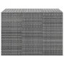 Truhe für Gartenkissen, graues PE-Rattan, 145 x 100 x 103 cm von vidaXL, Aufbewahrungsboxen für den Außenbereich - Ref: Foro2...