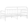 Estructura de cama de día  con cama nido Blanca 100x190 cm Acero | Foro24.es | Tu tienda online para hogar, jardín y más Foro24.es