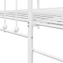 Estructura de cama de día  con cama nido Blanca 100x190 cm Acero | Foro24.es | Tu tienda online para hogar, jardín y más Foro24.es
