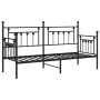 Estructura de cama tipo daybed Negra 75x190 cm de Acero von , Betten und Lattenroste - Ref: Foro24-42002656, Preis: 117,79 €,...