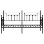 Estructura de cama tipo daybed Negra 75x190 cm de Acero von , Betten und Lattenroste - Ref: Foro24-42002656, Preis: 117,79 €,...