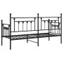 Estructura de cama tipo daybed Negra 75x190 cm de Acero von , Betten und Lattenroste - Ref: Foro24-42002656, Preis: 117,79 €,...