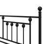 Estructura de cama tipo diván Negra 90x200 cm de acero von , Betten und Lattenroste - Ref: Foro24-42002659, Preis: 136,85 €, ...