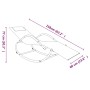 Schaukelliegen 2 Stück Stahl und Textilene grau von vidaXL, Liegen - Ref: Foro24-318133, Preis: 178,89 €, Rabatt: %