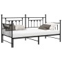 Estructura de cama daybed  con cama nido negra 90x190 cm de acero | Foro24.es | Tu tienda online para hogar, jardín y más Foro24.es
