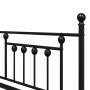 Estructura de cama daybed  con cama nido negra 90x190 cm de acero | Foro24.es | Tu tienda online para hogar, jardín y más Foro24.es