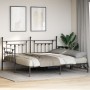 Estructura de cama nido negra 90x200 cm de acero by , Beds and slatted bases - Ref: Foro24-42002666, Price: 161,69 €, Discoun...