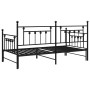 Estructura de cama nido negra 90x200 cm de acero by , Beds and slatted bases - Ref: Foro24-42002666, Price: 161,69 €, Discoun...